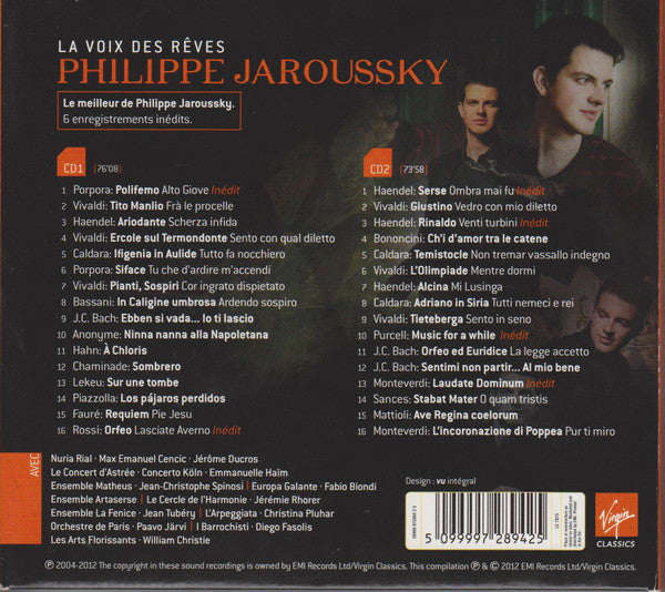 Philippe Jaroussky : La Voix Des Rêves (2xCD, Album, Comp, DDD)