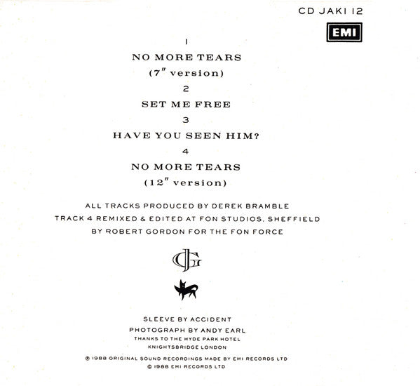 Jaki Graham : No More Tears (CD, Maxi)