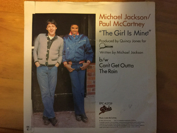 Michael Jackson / Paul McCartney : The Girl Is Mine (7")