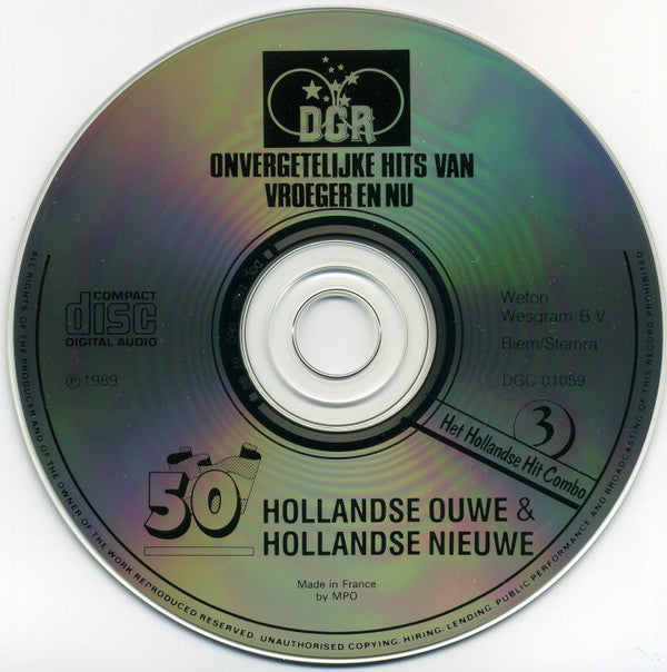 Het Hollandse Hit Combo : 50 Hollandse Ouwe & Hollandse Nieuwe - Onvergetelijke Hits Van Vroeger En Nu 3 (CD)