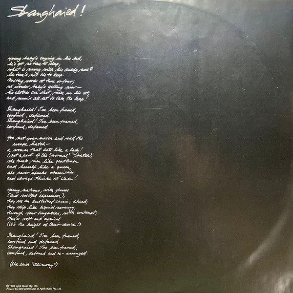 Mi-Sex : Shanghaied (LP, Album)