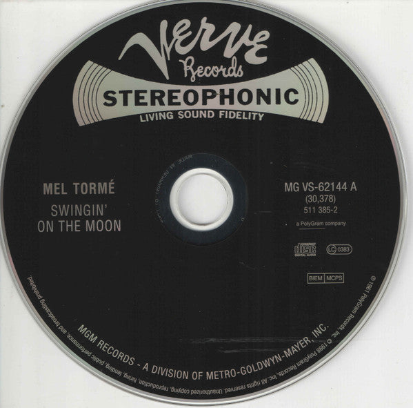 Mel Tormé : Swingin' On The Moon (CD, Album, RE, RM, Dig)
