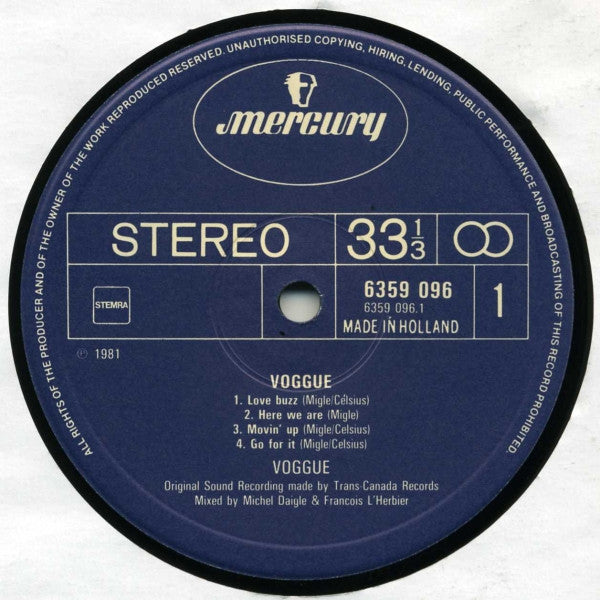 Voggue : Voggue (LP, Album)