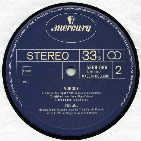 Voggue : Voggue (LP, Album)