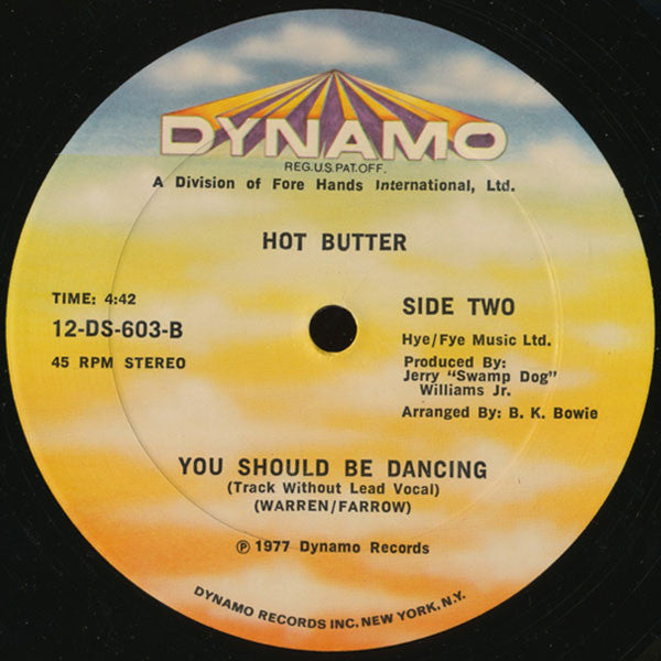 Hot Butter : You Should Be Dancing (12")