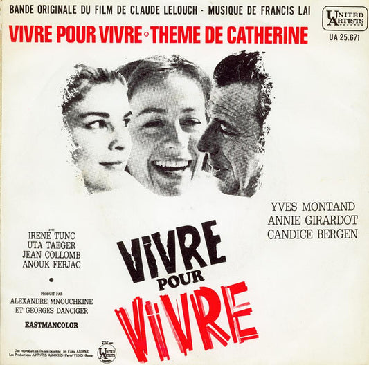 Francis Lai : Vivre Pour Vivre - Bande Originale Du Film (7", Single)