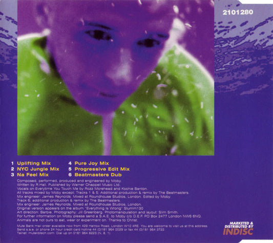 Moby : Everytime You Touch Me (Remixes) (CD, Maxi)