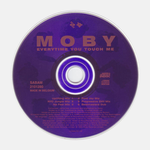 Moby : Everytime You Touch Me (Remixes) (CD, Maxi)