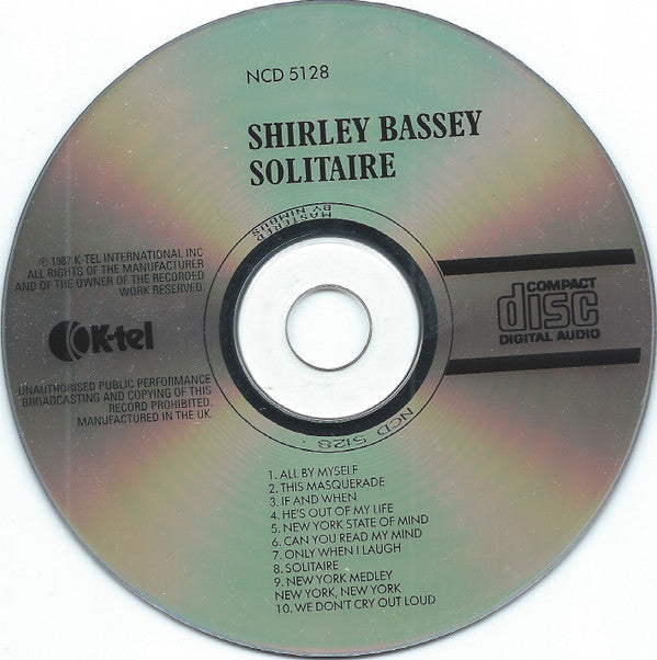 Shirley Bassey : Solitaire (CD, Album)