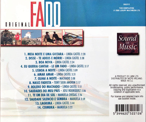 Various : Original Fado (CD, Comp)