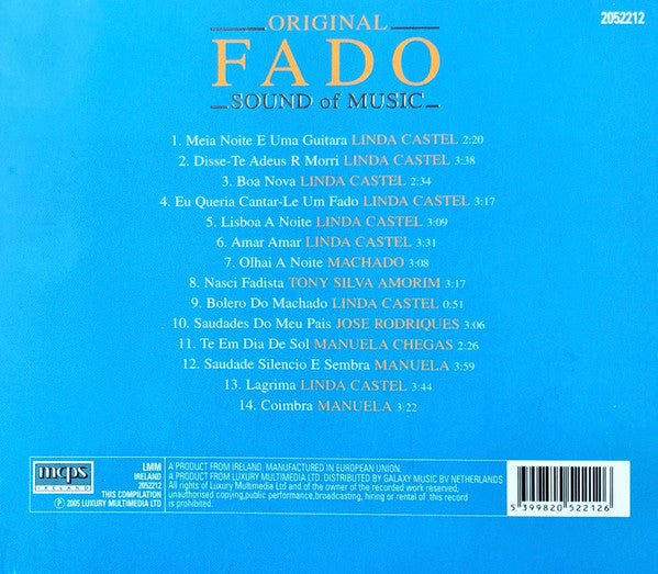 Various : Original Fado (CD, Comp)