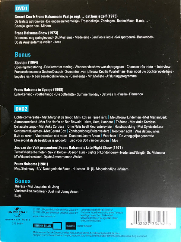 Frans Halsema : Springlevend (2xDVD-V)