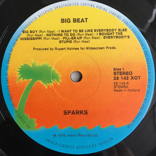 Sparks : Big Beat (LP, Album)