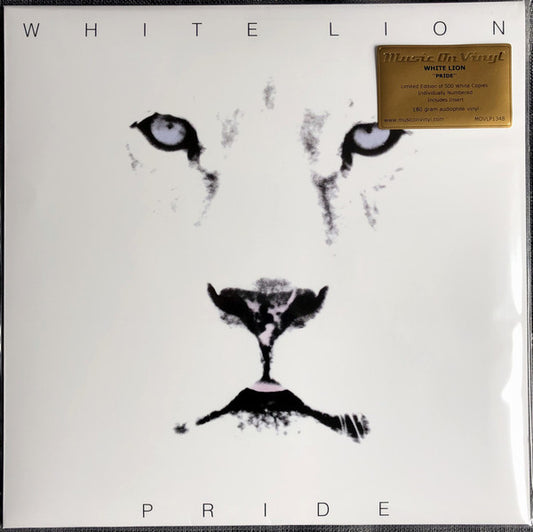 White Lion : Pride (LP, Album, Ltd, Num, RE, Whi)