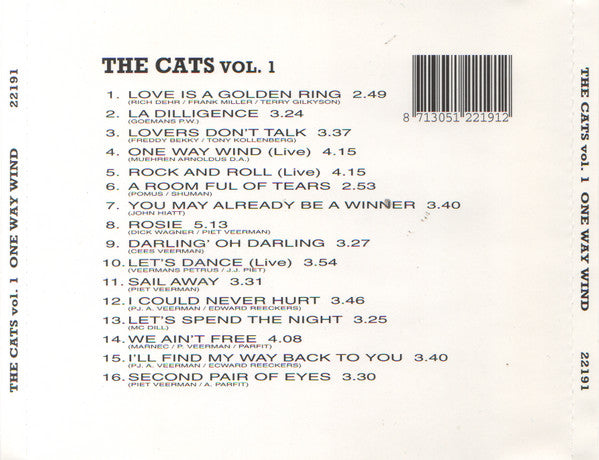 The Cats : Vol. 1 One Way Wind (CD, Comp)