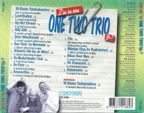 One Two Trio : Zin In Een One Two Trio'tje? (CD, Album)