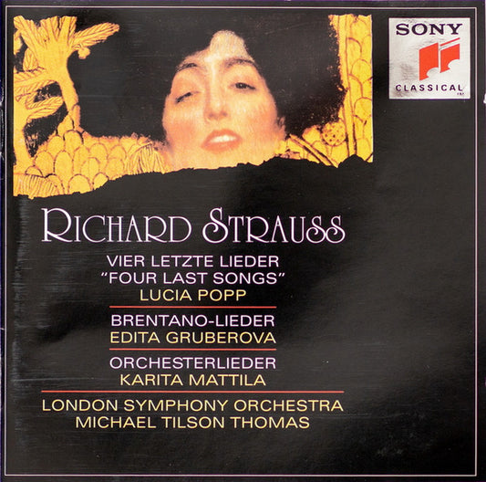 Richard Strauss, Lucia Popp, Edita Gruberova, Karita Mattila, London Symphony Orchestra, Michael Tilson Thomas : Vier Letze Lieder = "Four Last Songs" / Brentano-Lieder / Orchesterlieder (CD)