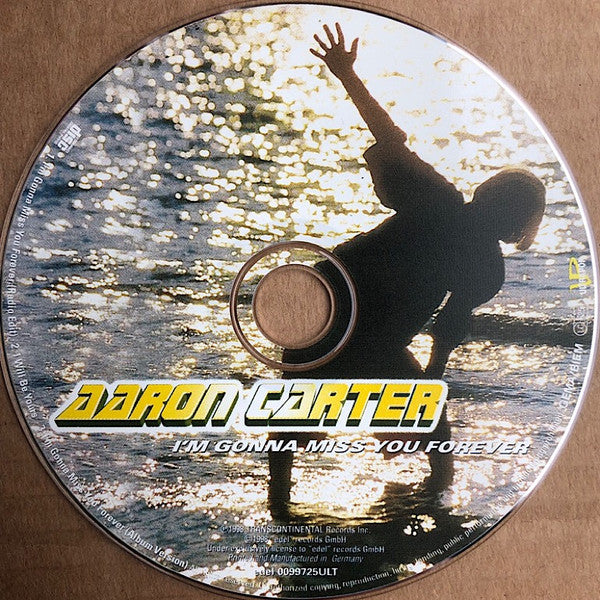 Aaron Carter : I'm Gonna Miss You Forever (CD, Maxi, Ltd, Yel)