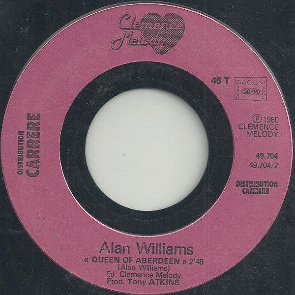 Alan Williams : Doing Things With You (7", Single)