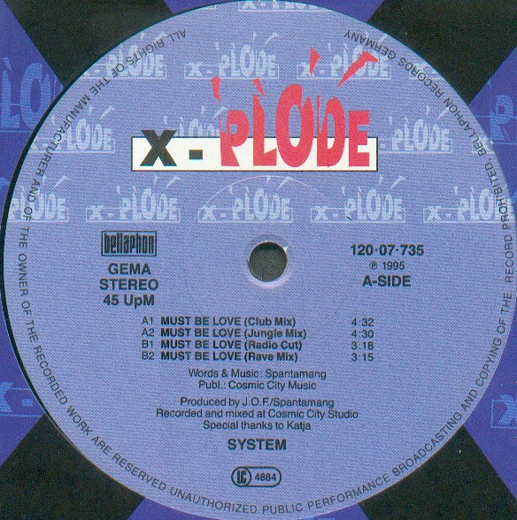 System (13) : Must Be Love (12")