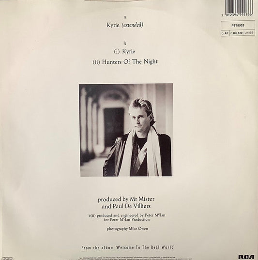 Mr. Mister : Kyrie (12", Single)