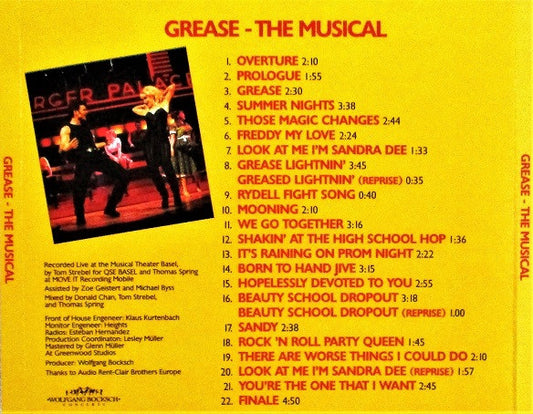 Various : Grease. Das Musical. Live At The Musical Theater Basel (CD, Comp)