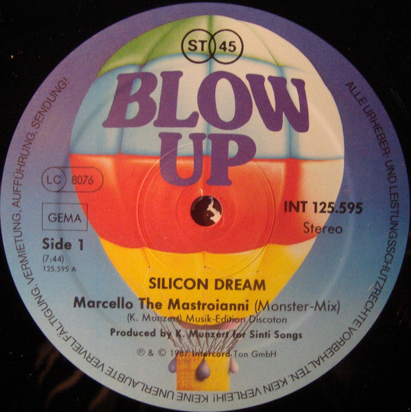 Silicon Dream : Marcello The Mastroianni (Monstermix) (12", Maxi)