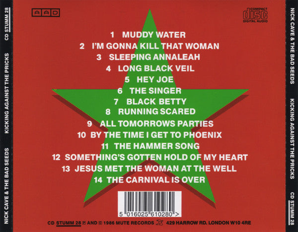 Nick Cave & The Bad Seeds : Kicking Against The Pricks (CD, Album, RE, RP)