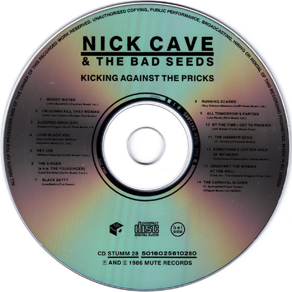 Nick Cave & The Bad Seeds : Kicking Against The Pricks (CD, Album, RE, RP)