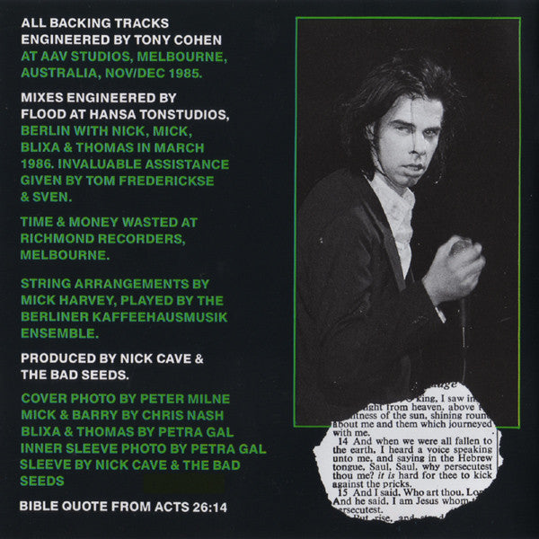 Nick Cave & The Bad Seeds : Kicking Against The Pricks (CD, Album, RE, RP)