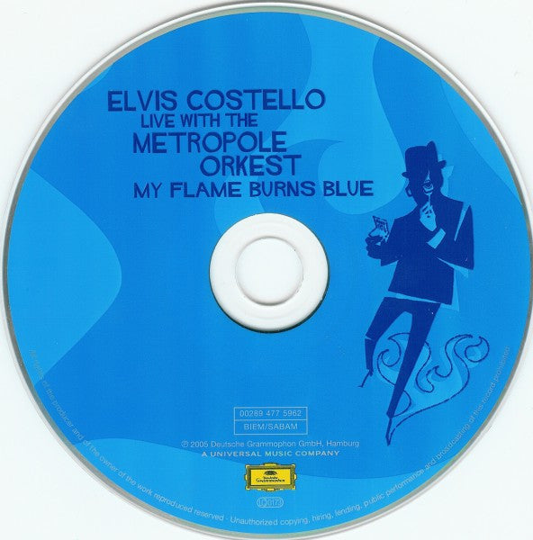 Elvis Costello Live With The Metropole Orchestra : My Flame Burns Blue (2xCD, Album)