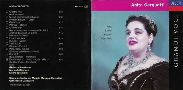 Anita Cerquetti : Grandi Voci (CD)