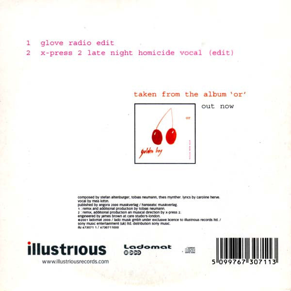 Golden Boy With Miss Kittin : Rippin Kittin (CD, Single, Car)