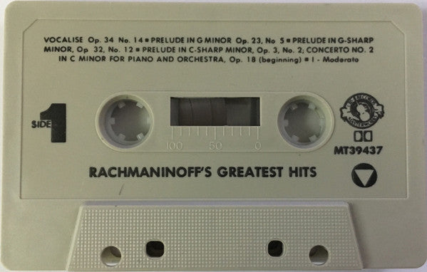 Leonard Bernstein With New York Philharmonic And Eugene Ormandy With The Philadelphia Orchestra, Sergei Vasilyevich Rachmaninoff : Rachmaninoff's Greatest Hits (Cass, Comp)