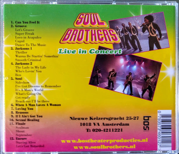 Soul Brothers (8) : Live In Concert (CD, Album)