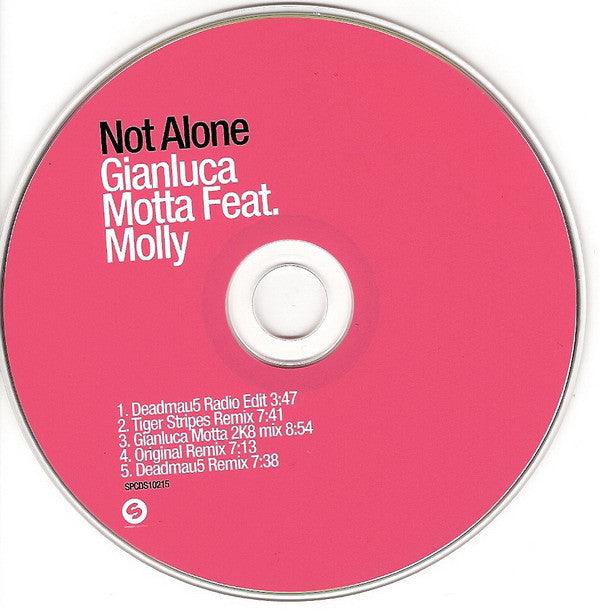 Gianluca Motta Featuring Molly Bancroft : Not Alone (CD, Single)