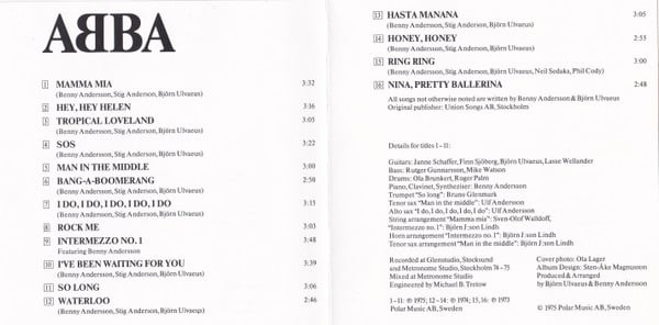 ABBA : ABBA (CD, Album, RE)