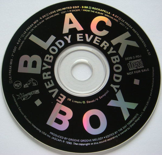 Black Box : Everybody Everybody (CD, Maxi, Promo, Bla)