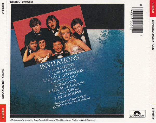 Shakatak : Invitations (CD, Album, RE)