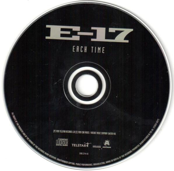 E-17 : Each Time (CD, Maxi)