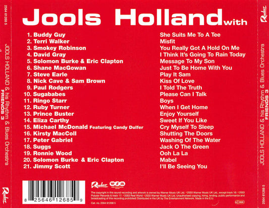 Jools Holland & His Rhythm & Blues Orchestra* : Friends 3 (CD, Album)