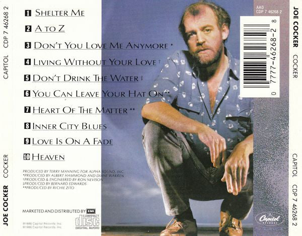Joe Cocker : Cocker (CD, Album, RE, Son)