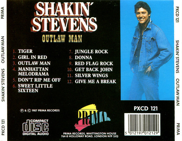 Shakin' Stevens And The Sunsets : Outlaw Man (CD, Comp, Unofficial)