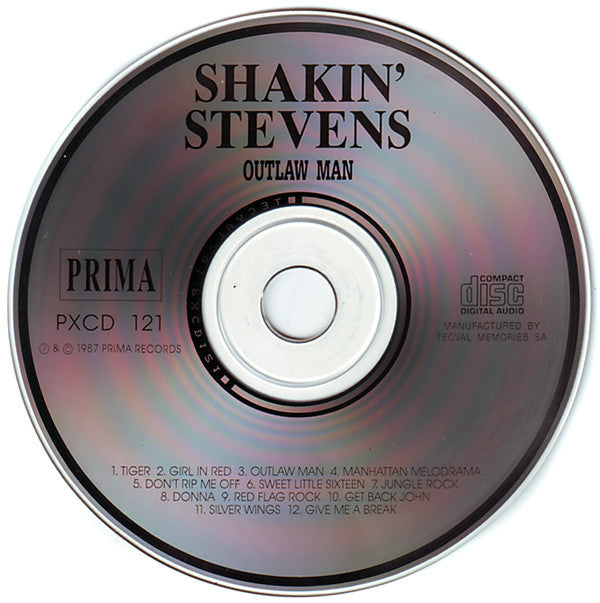 Shakin' Stevens And The Sunsets : Outlaw Man (CD, Comp, Unofficial)
