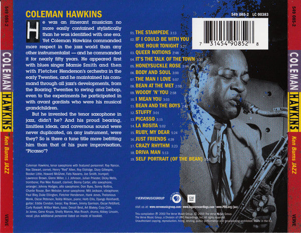 Coleman Hawkins : Ken Burns Jazz: The Definitive Coleman Hawkins (CD, Comp)