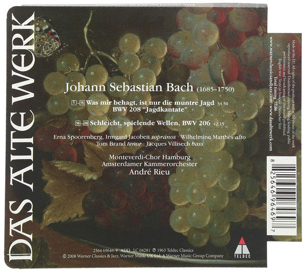 Johann Sebastian Bach : Cantatas BWV 206 & 208 "Jagdkantate" (CD, Comp)