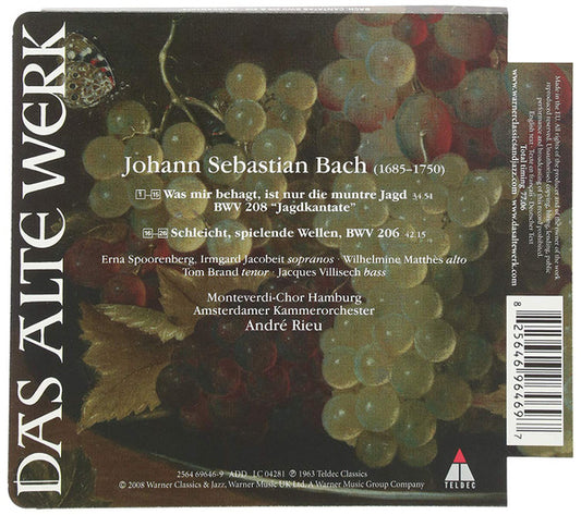 Johann Sebastian Bach : Cantatas BWV 206 & 208 "Jagdkantate" (CD, Comp)