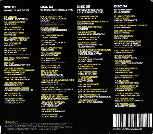 Various : The No.1 Rave Album (4xCD, Comp + Box)