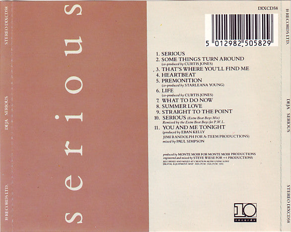 Déjà : Serious (CD, Album)