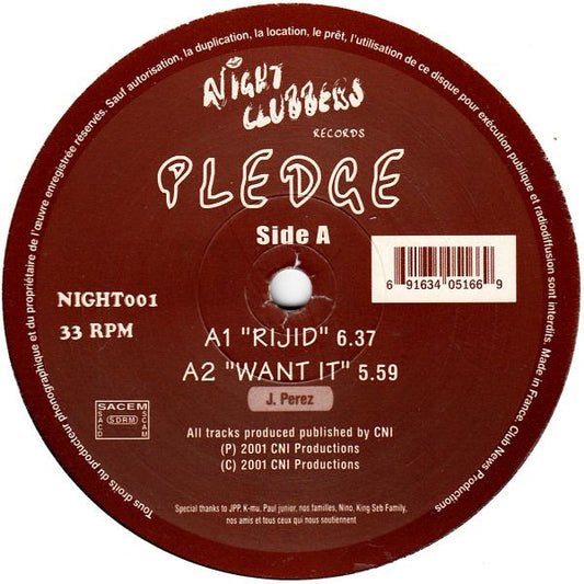 Pledge : Rijid (12")
